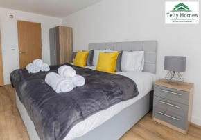 10 percent off weekly and 20 percent off monthly bookings - Marigold unit at Telly Homes Limited Birmingham City Centre -2 bedroom Apartment, Free WIFI